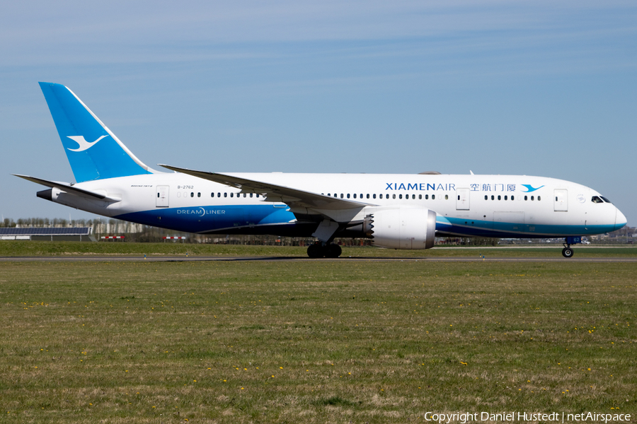 Xiamen Airlines Boeing 787-8 Dreamliner (B-2762) | Photo 516285