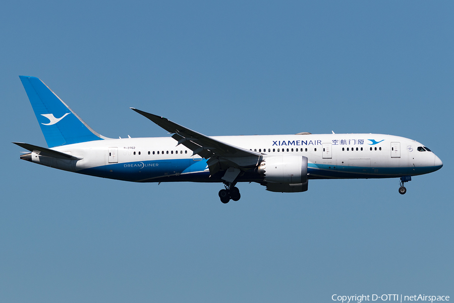Xiamen Airlines Boeing 787-8 Dreamliner (B-2762) | Photo 178522