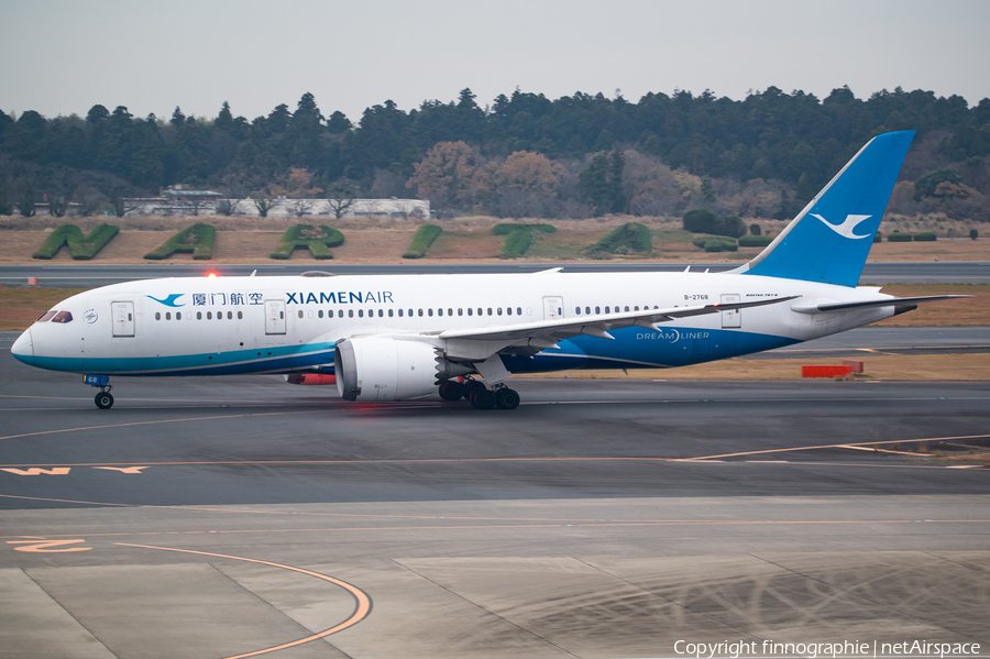 Xiamen Airlines Boeing 787-8 Dreamliner (B-2768) | Photo 602154