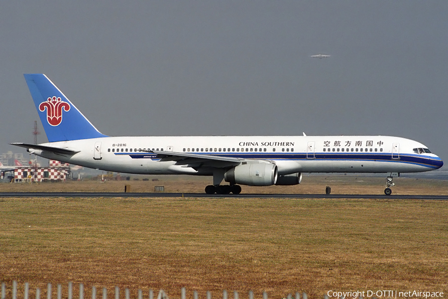 China Southern Airlines Boeing 757-21B (B-2816) | Photo 163035