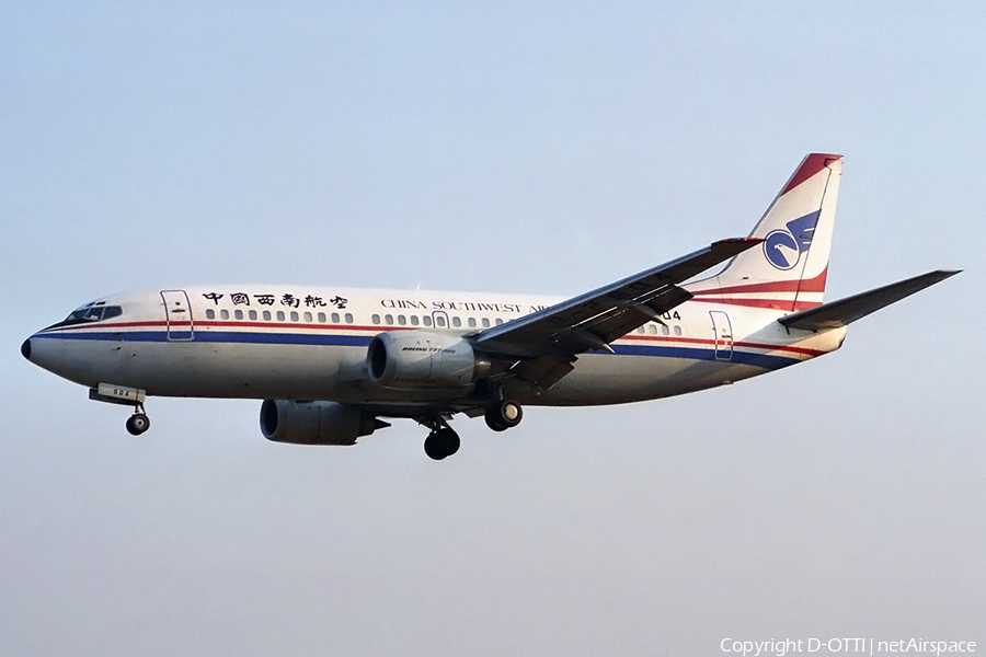 China Southwest Airlines Boeing 737-3Q8 (B-2904) | Photo 163057