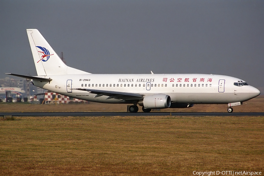 Hainan Airlines Boeing 737-3Q8 (B-2963) | Photo 163047