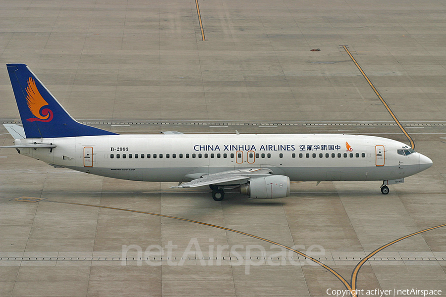 China Xinhua Airlines Boeing 737-46Q (B-2993) | Photo 160964