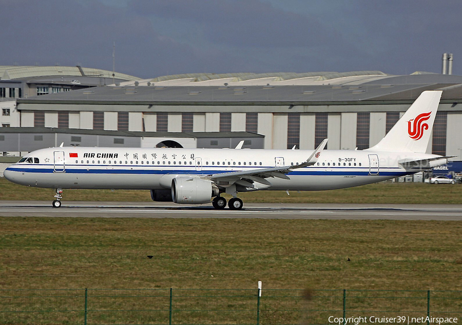 Air China Airbus A321-272NX (B-30FY) | Photo 449677