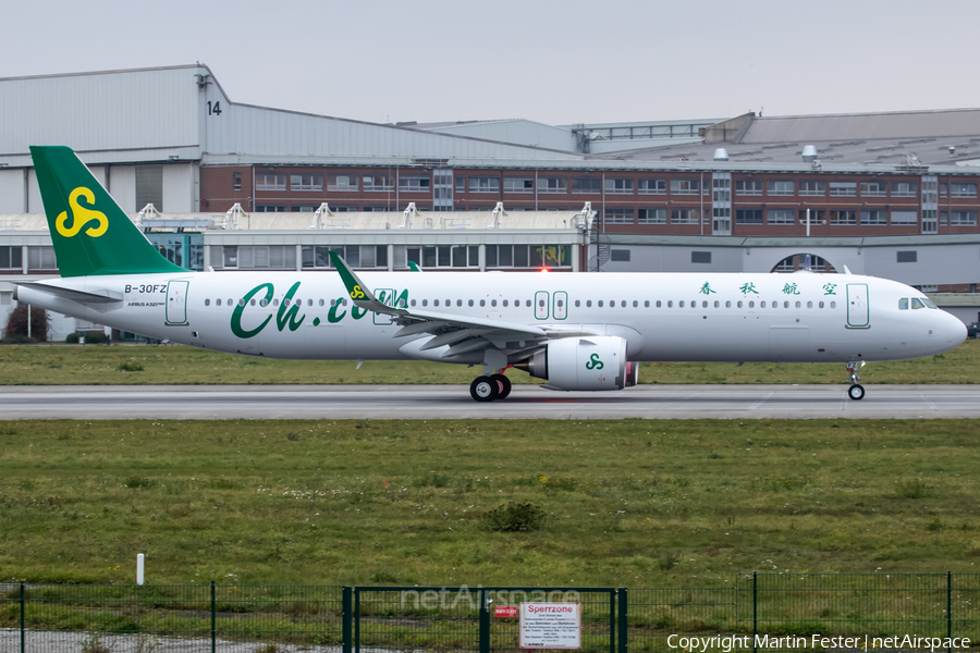 Spring Airlines Airbus A321-253NX (B-30FZ) | Photo 410514