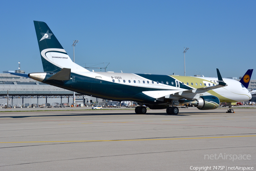 (Private) Embraer Lineage 1000 (ERJ-190-100 ECJ) (B-3203) | Photo 87050