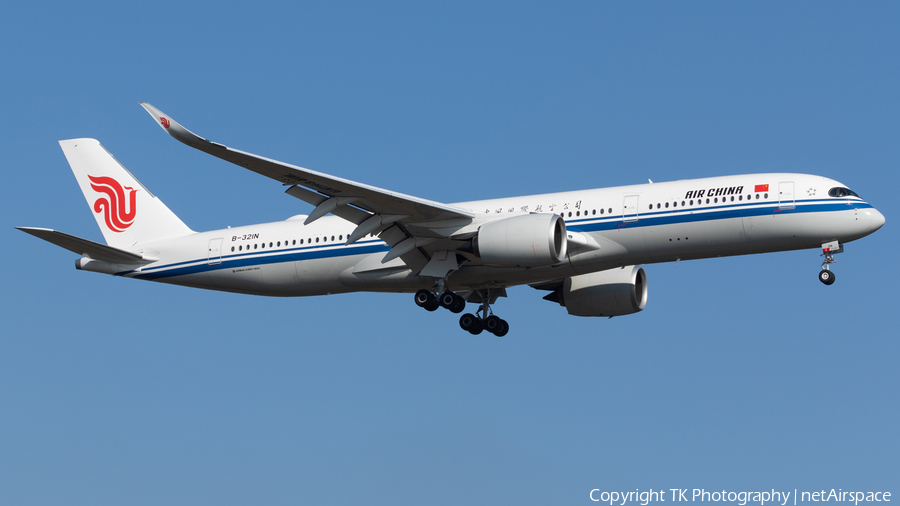 Air China Airbus A350-941 (B-321N) | Photo 442446