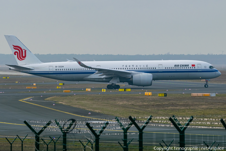 Air China Airbus A350-941 (B-322H) | Photo 481121