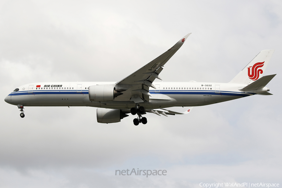 Air China Airbus A350-941 (B-322Z) | Photo 615984