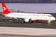 Tianjin Airlines Embraer ERJ-195LR (ERJ-190-200LR) (B-3235) at  Gran Canaria, Spain