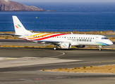 Colorful Guizhou Airlines Embraer ERJ-190LR (ERJ-190-100LR) (B-3240) at  Gran Canaria, Spain
