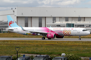 Loong Air Airbus A321-251NX (B-329R) at  Hamburg - Finkenwerder, Germany