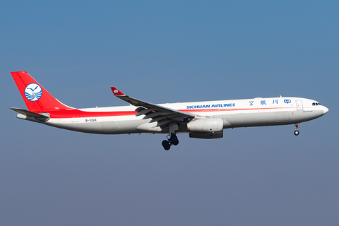 Sichuan Airlines Airbus A330-343(P2F) (B-32GX) at  Frankfurt am Main, Germany