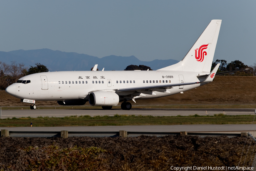 Air China Boeing 737-79L (B-3999) | Photo 449498