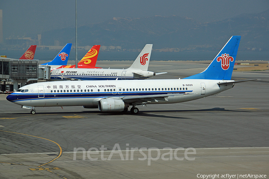 China Southern Airlines Boeing 737-81B (B-5020) | Photo 369000