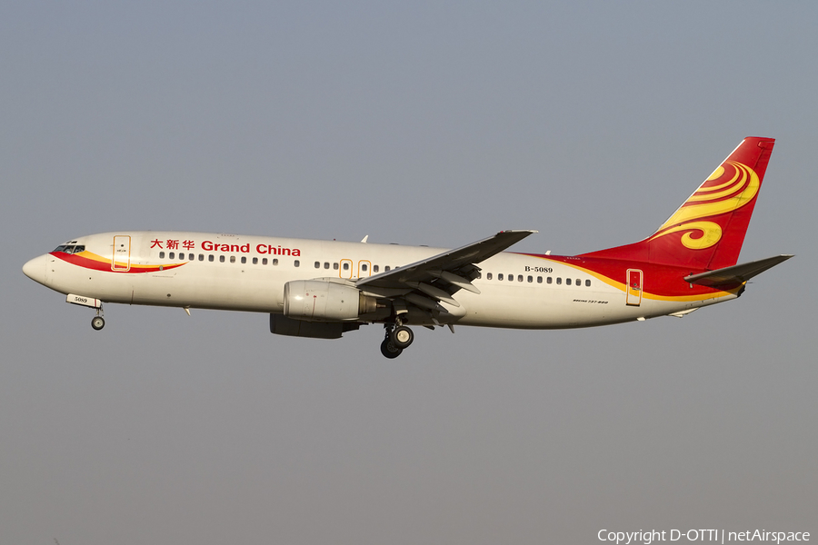 Grand China Airlines Boeing 737-883 (B-5089) | Photo 406197