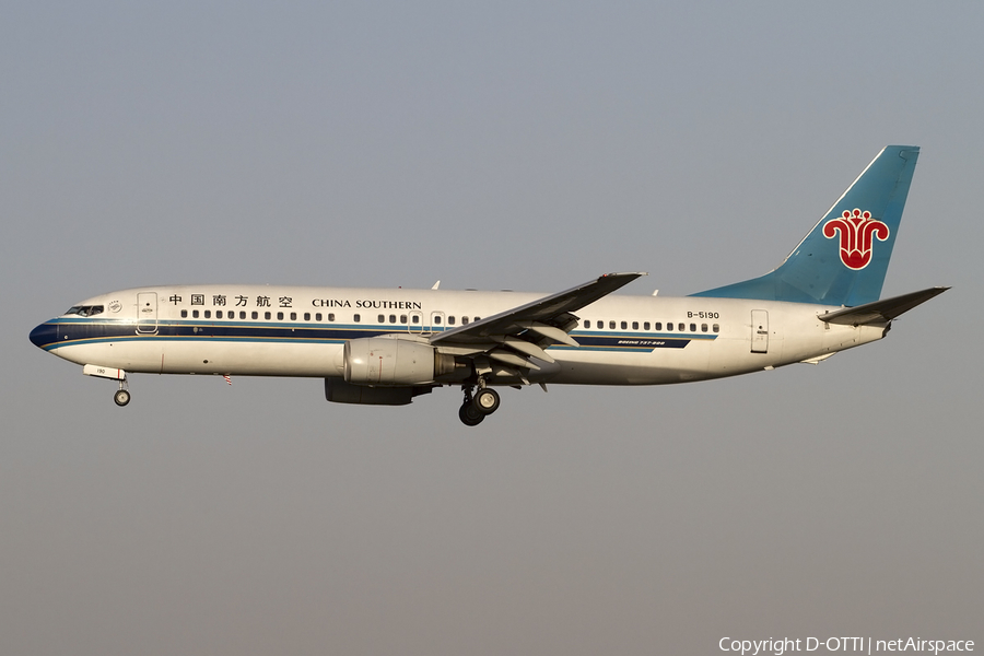 China Southern Airlines Boeing 737-81B (B-5190) | Photo 406205