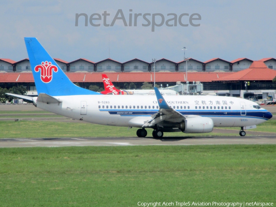 China Southern Airlines Boeing 737-71B (B-5283) | Photo 208092