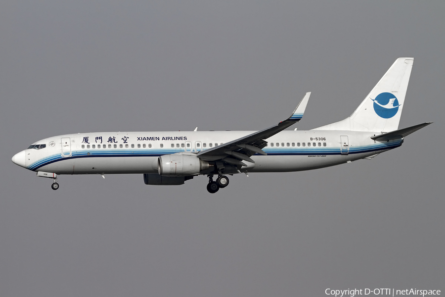 Xiamen Airlines Boeing 737-85C (B-5306) | Photo 405886