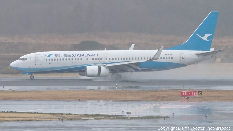 Xiamen Airlines Boeing 737-85C (B-5318) | Photo 204975