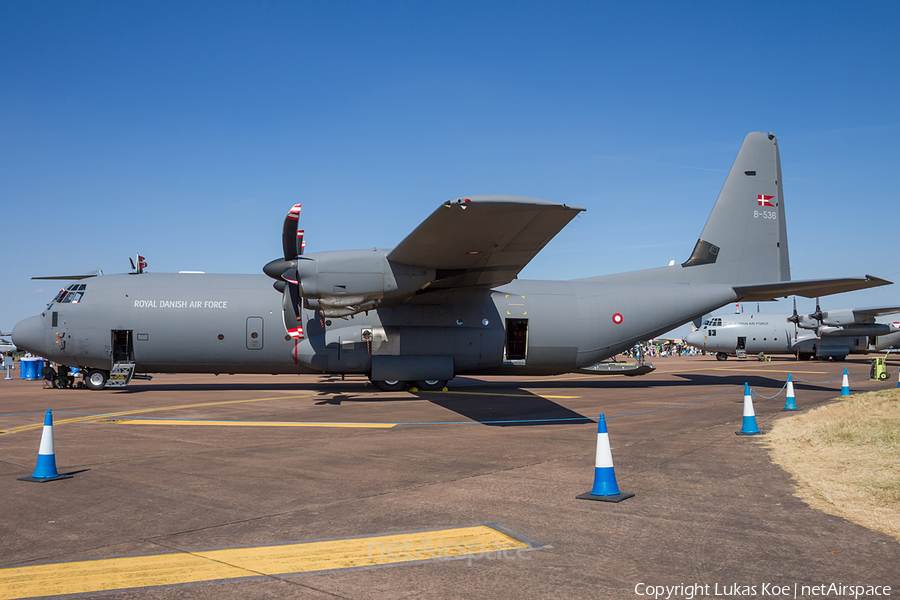 Royal Danish Air Force (Flyvevåbnet) Lockheed Martin C-130J-30 Super Hercules (B-536) | Photo 257069
