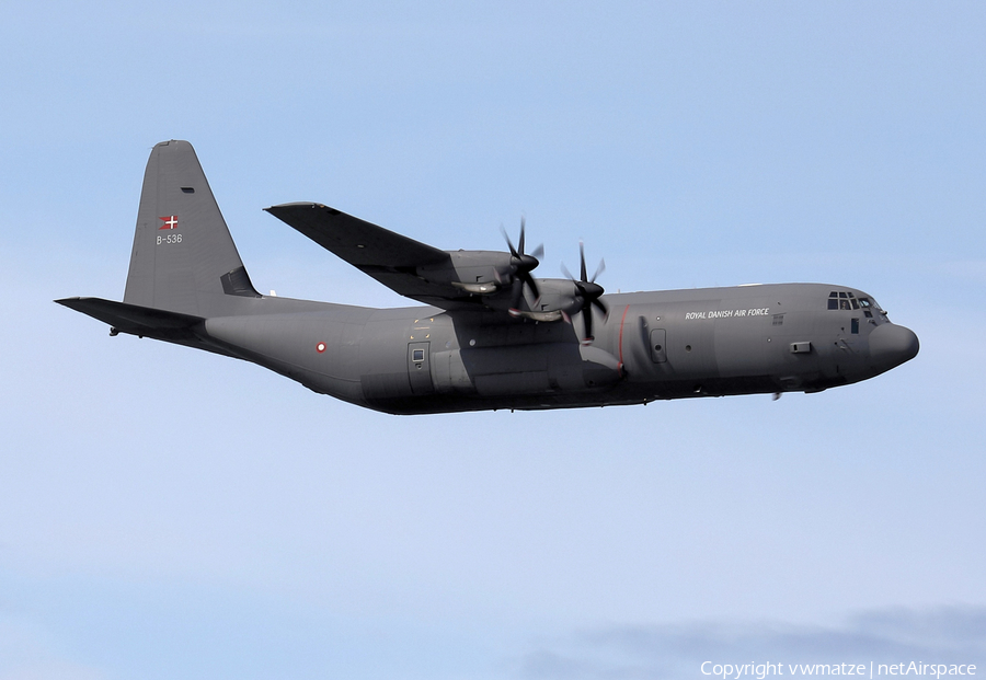 Royal Danish Air Force (Flyvevåbnet) Lockheed Martin C-130J-30 Super Hercules (B-536) | Photo 433310