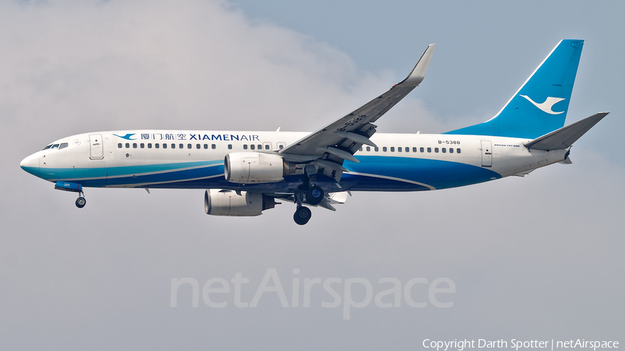 Xiamen Airlines Boeing 737-86N (B-5388) | Photo 318024