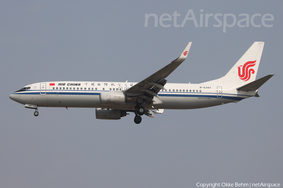 Air China Boeing 737-89L (B-5397) | Photo 70051