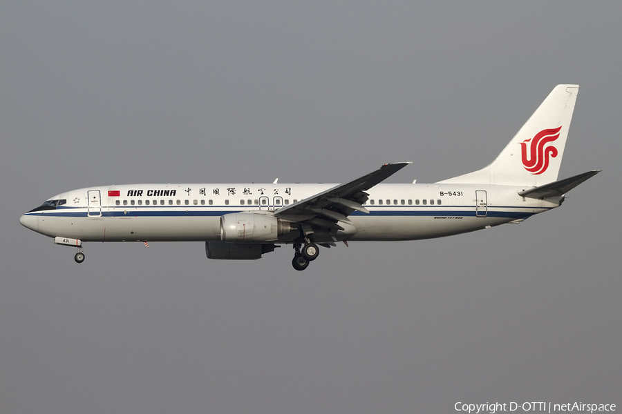 Air China Boeing 737-86N (B-5431) | Photo 405894