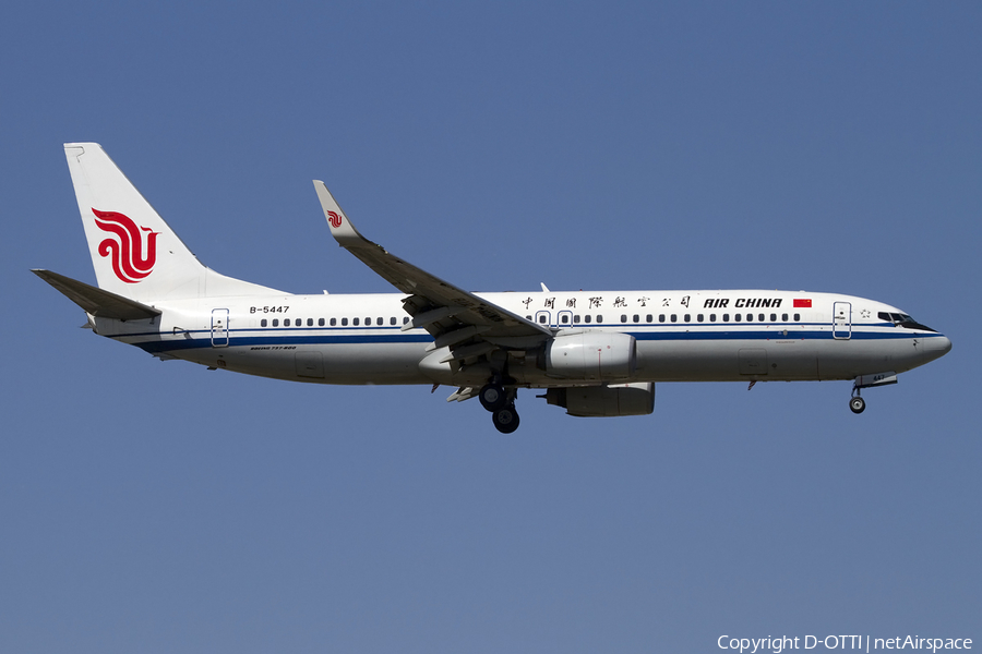 Air China Boeing 737-89L (B-5447) | Photo 406531