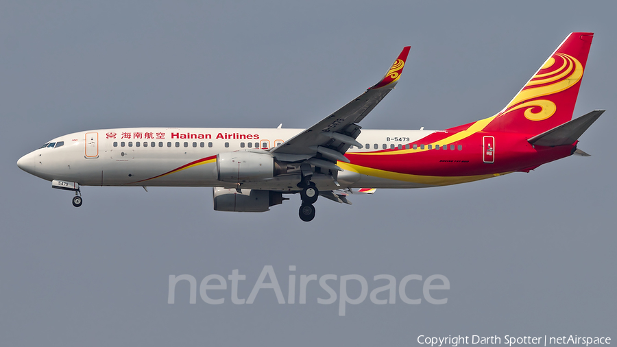 Hainan Airlines Boeing 737-84P (B-5479) | Photo 318027