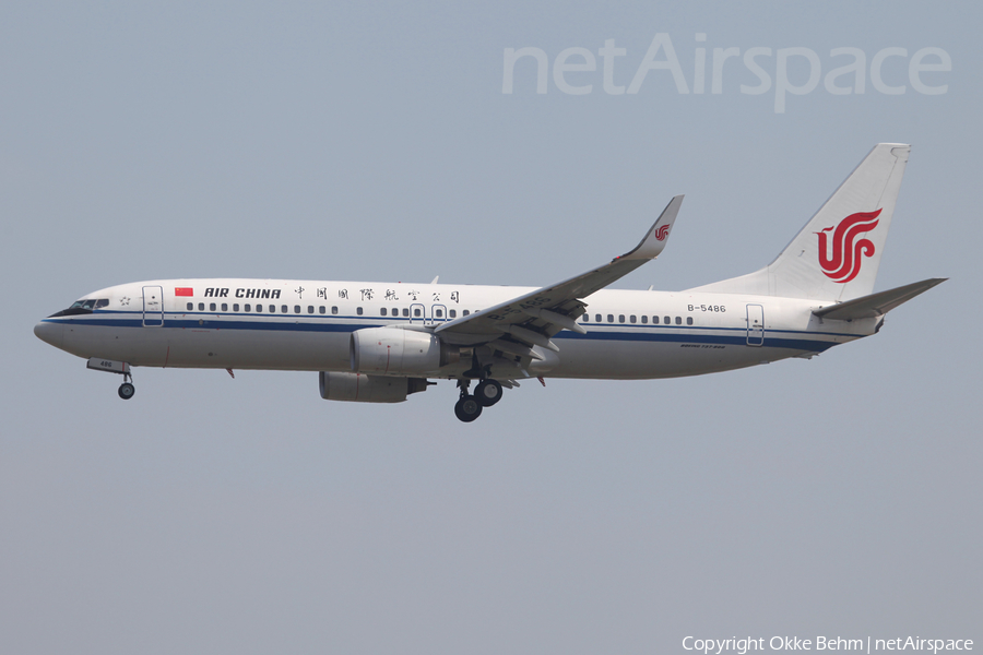 Air China Boeing 737-89L (B-5486) | Photo 70086