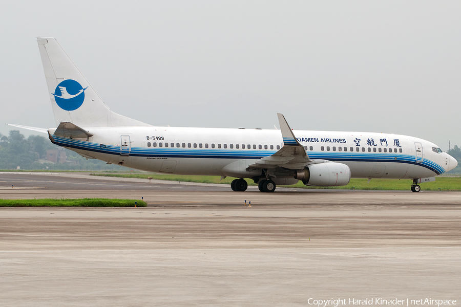Xiamen Airlines Boeing 737-85C (B-5489) | Photo 304156