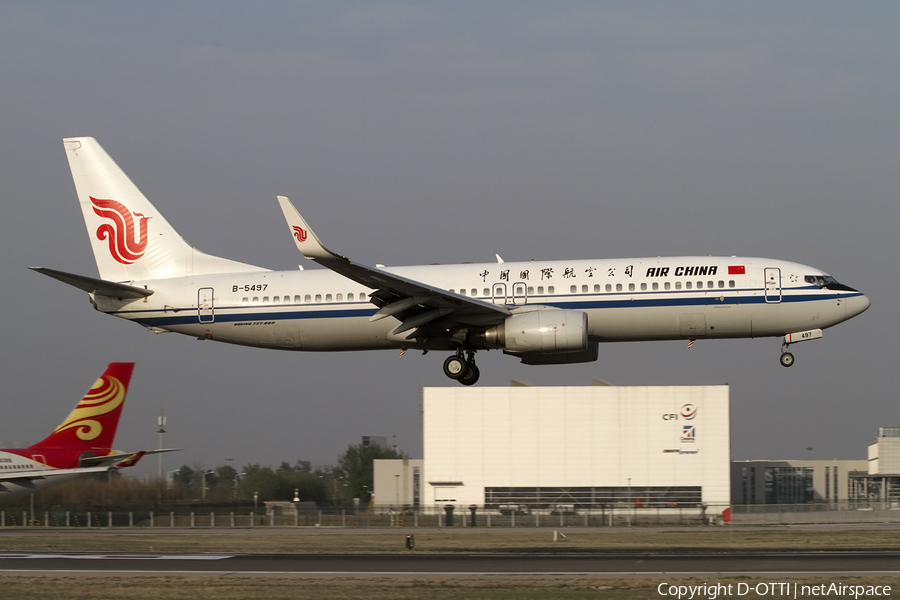 Air China Boeing 737-89L (B-5497) | Photo 407176