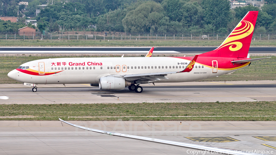 Grand China Airlines Boeing 737-84P (B-5538) | Photo 250809