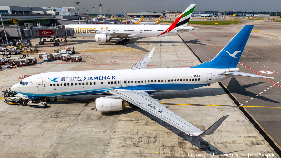 Xiamen Airlines Boeing 737-84P (B-5552) | Photo 650446