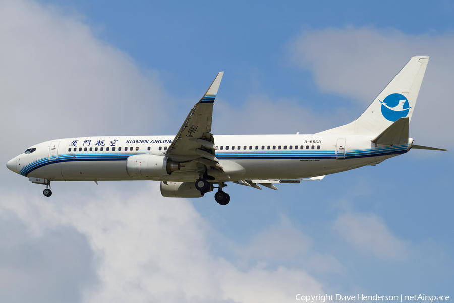 Xiamen Airlines Boeing 737-86N (B-5563) | Photo 21940