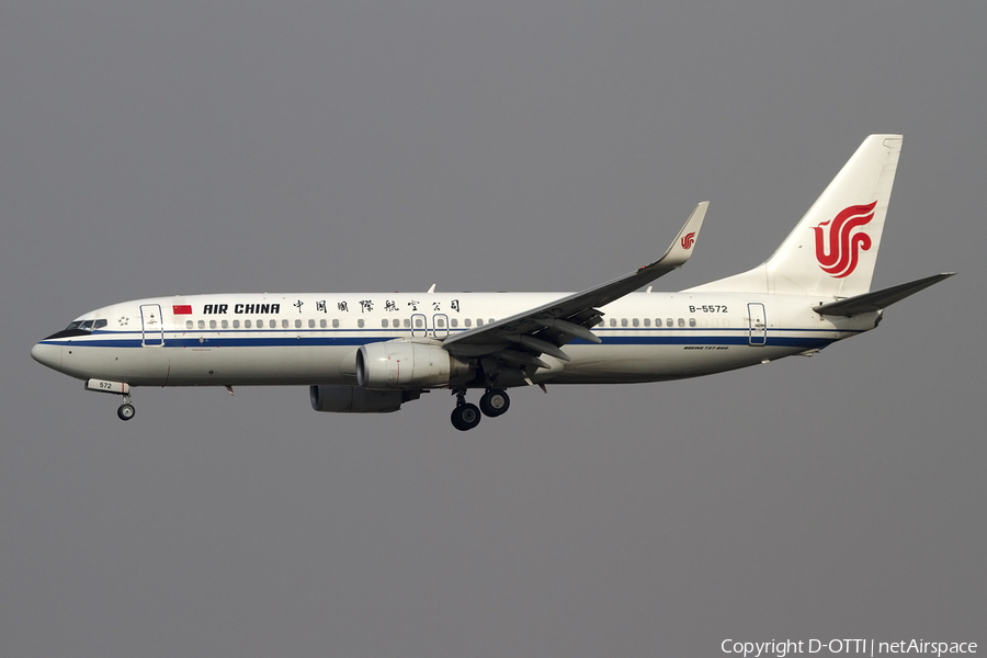 Air China Boeing 737-89L (B-5572) | Photo 405877