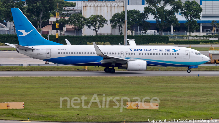 Xiamen Airlines Boeing 737-86N (B-5602) | Photo 308236