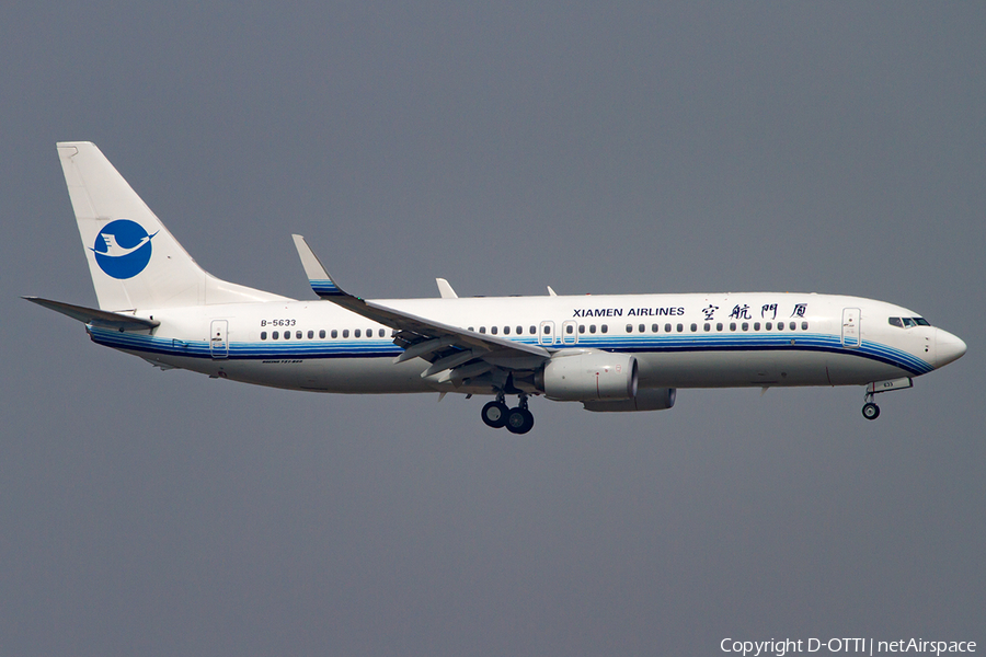 Xiamen Airlines Boeing 737-85C (B-5633) | Photo 398679