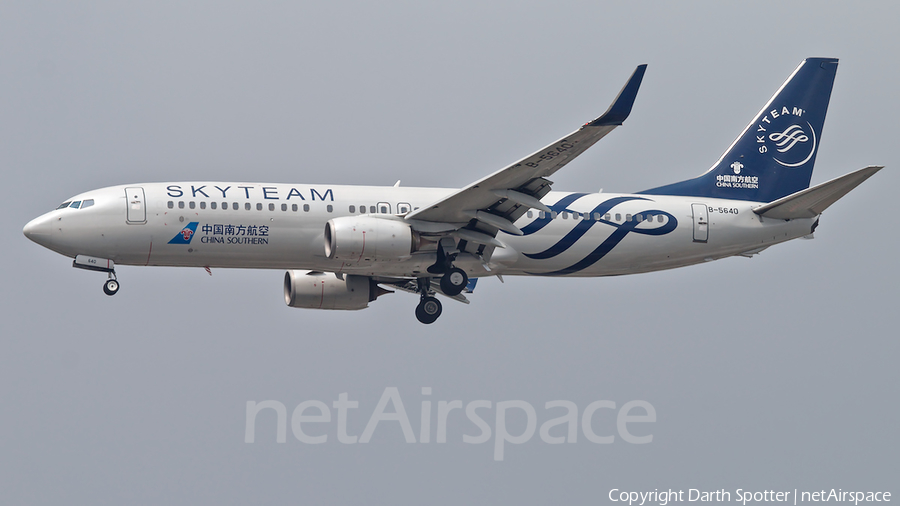 China Southern Airlines Boeing 737-81B (B-5640) | Photo 318031