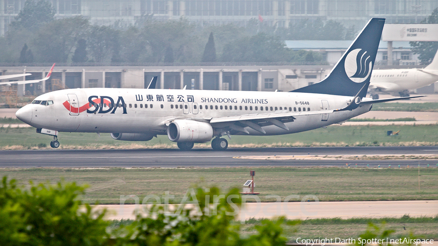 Shandong Airlines Boeing 737-85N (B-5648) | Photo 269902