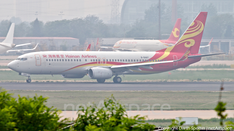 Hainan Airlines Boeing 737-84P (B-5687) | Photo 269903