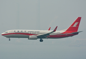 Shanghai Airlines Boeing 737-86N (B-5691) at  Hong Kong - Chek Lap Kok International, Hong Kong
