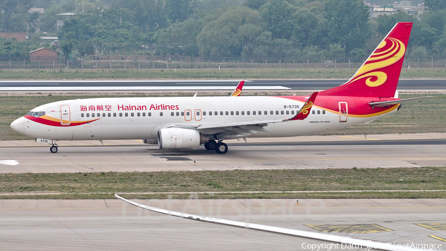 Hainan Airlines Boeing 737-84P (B-5735) | Photo 248989