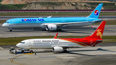 Shenzhen Airlines Boeing 737-87L (B-5776) at  Taipei - Taoyuan, Taiwan