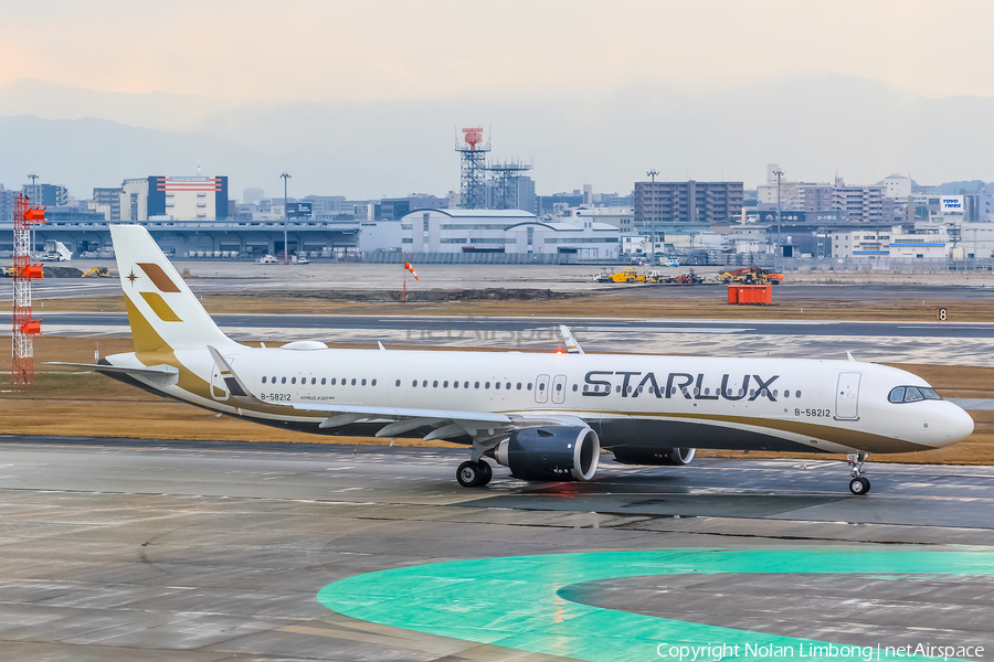 Starlux Airlines Airbus A321-252NX (B-58212) | Photo 594371
