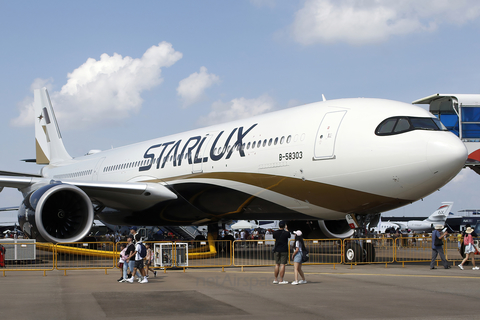 Starlux Airlines Airbus A330-941N (B-58303) at  Singapore - Changi Air Base East, Singapore
