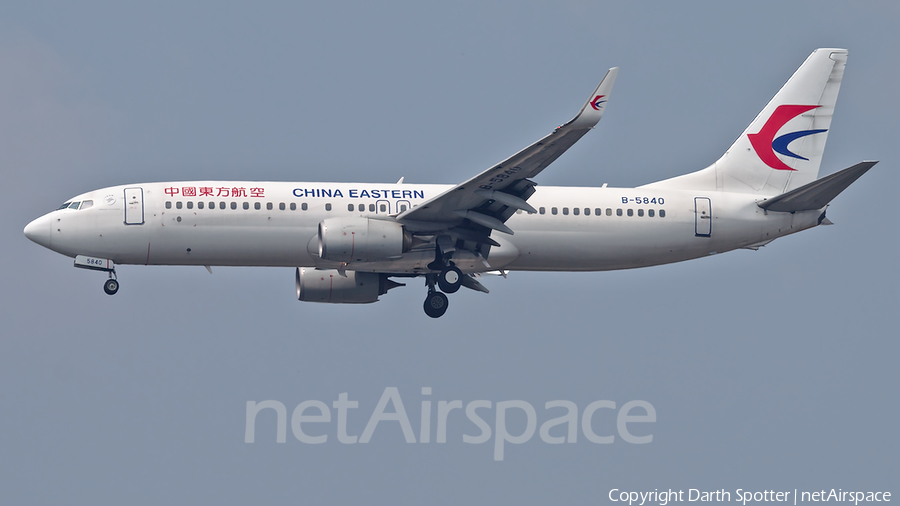 China Eastern Airlines Boeing 737-89P (B-5840) | Photo 318034
