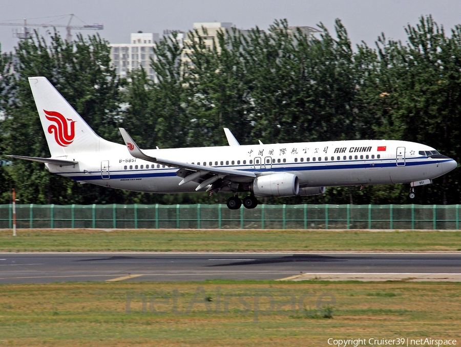 Air China Boeing 737-89L (B-5851) | Photo 57896
